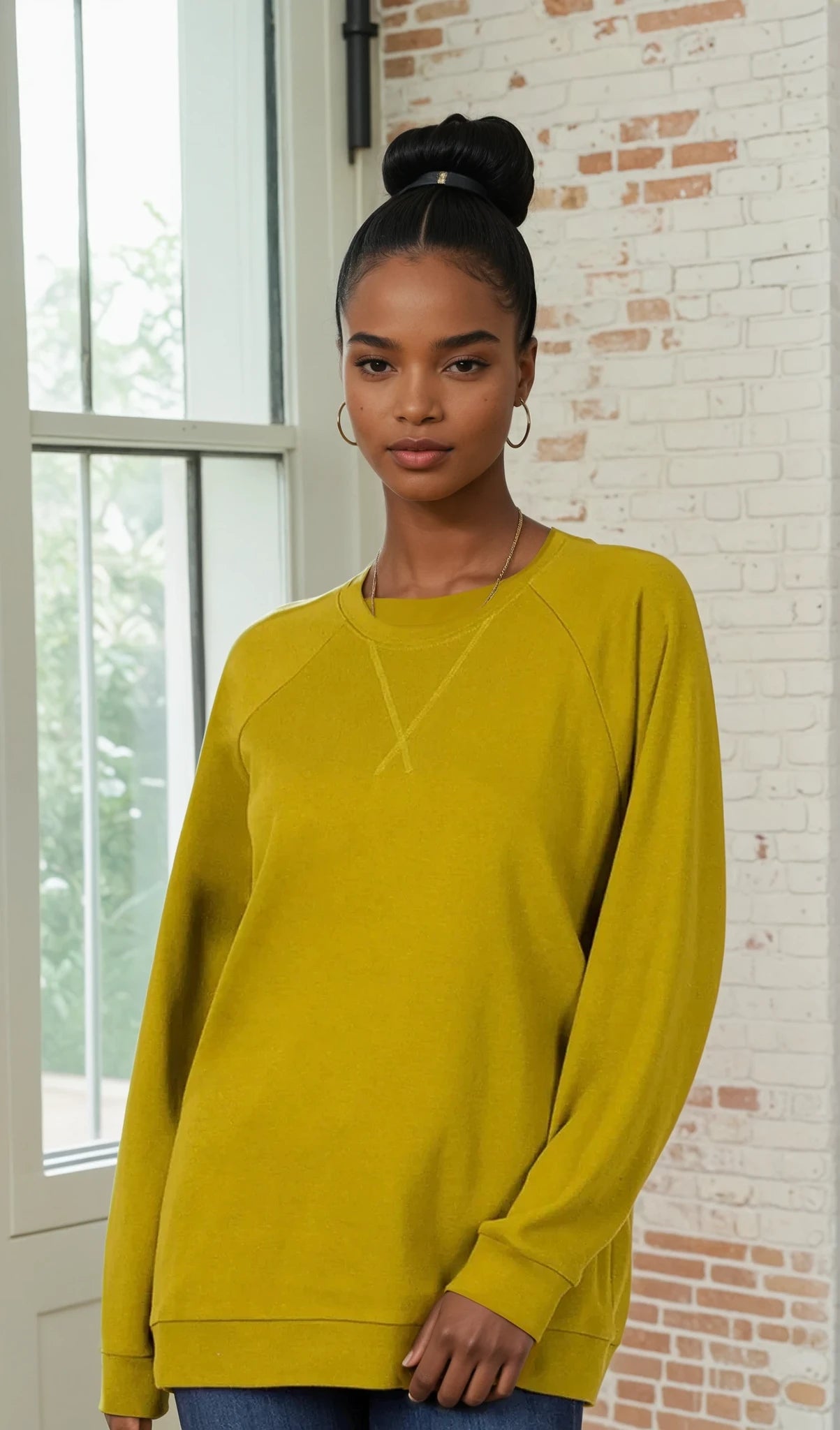 Sweat en Molleton Col Rond