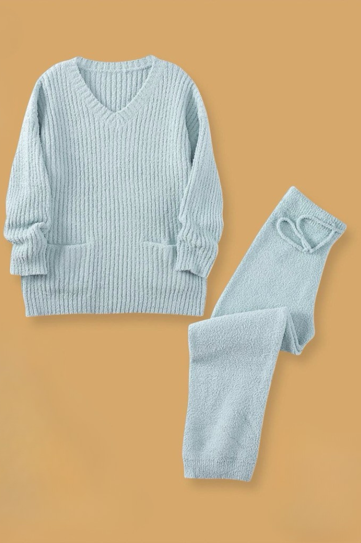 Ensemble Cocooning 2 Pièces – Microfiber Knit Premium
