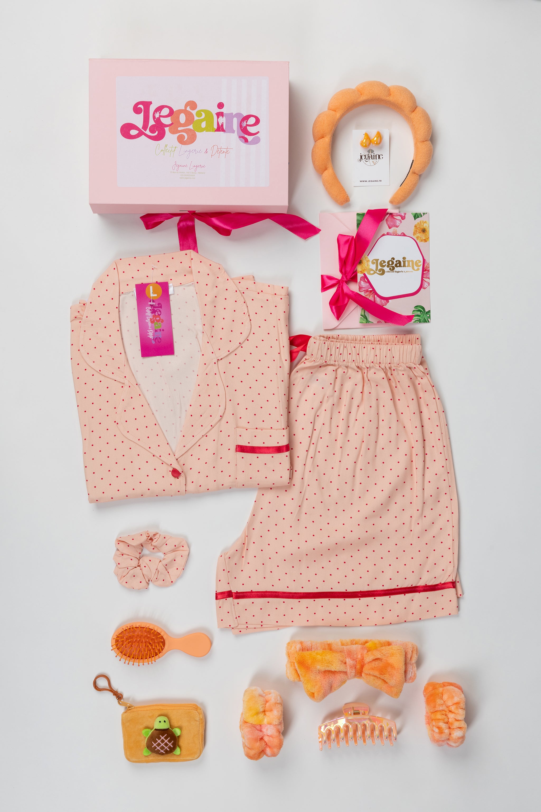 Pyjamas cocooning orange