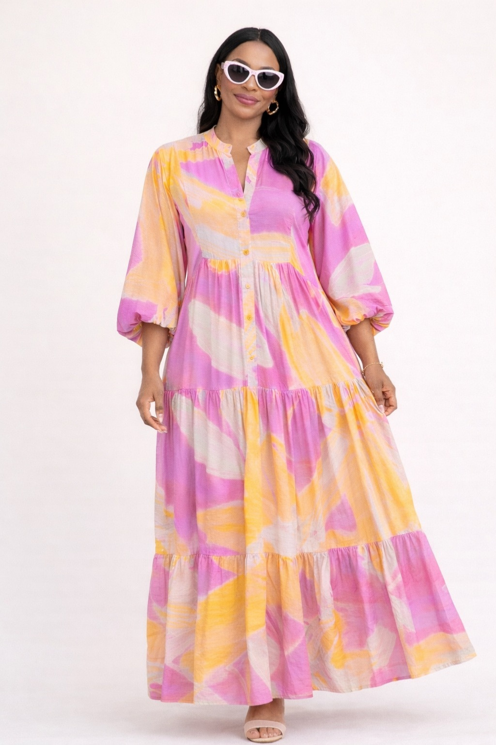 Robe décontractée grande taille d'été pour femme
