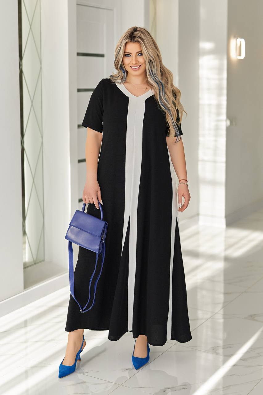 Robe longue fluide grande taille