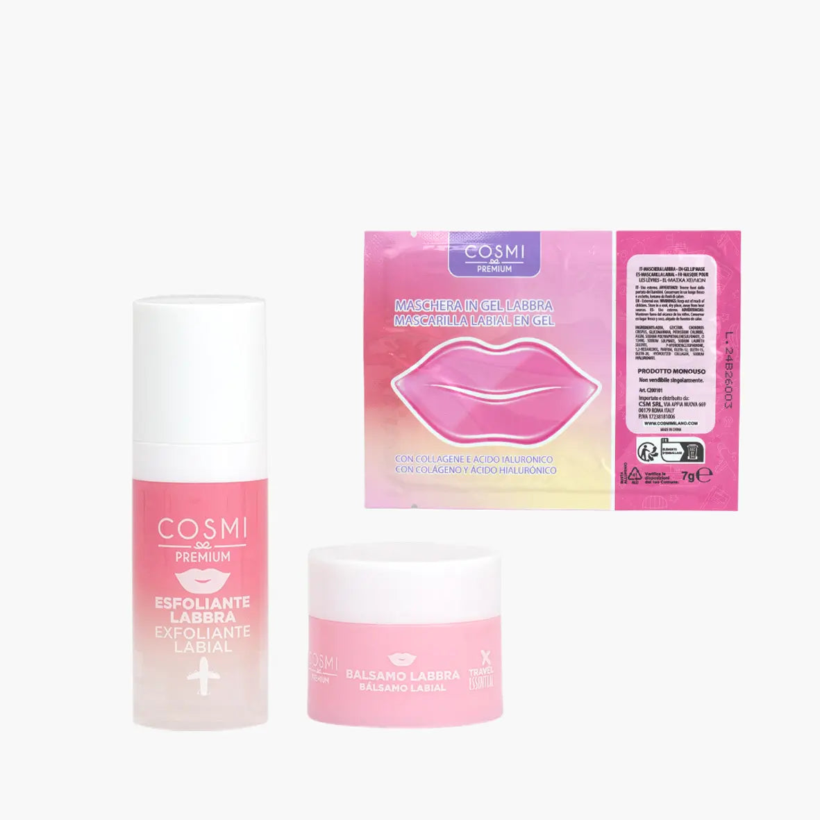 Kit Soin des Lèvres à la Pêche