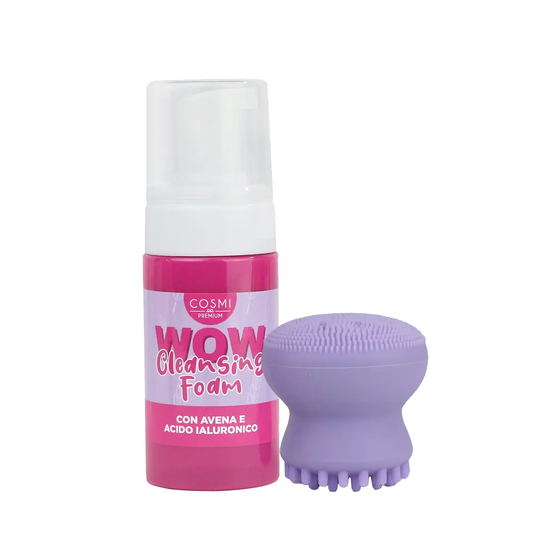 WOW Cleansing Foam 100 ml et Brosse Visage Silicone