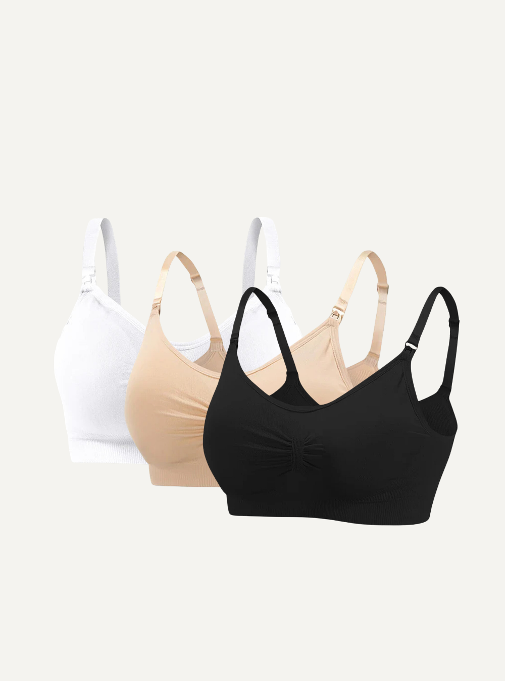 Lot de 3 Soutien-Gorge d’Allaitement sans armatures