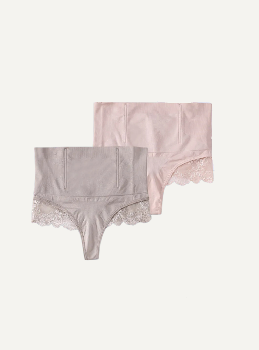 String gainant Taille Haute en Dentelle