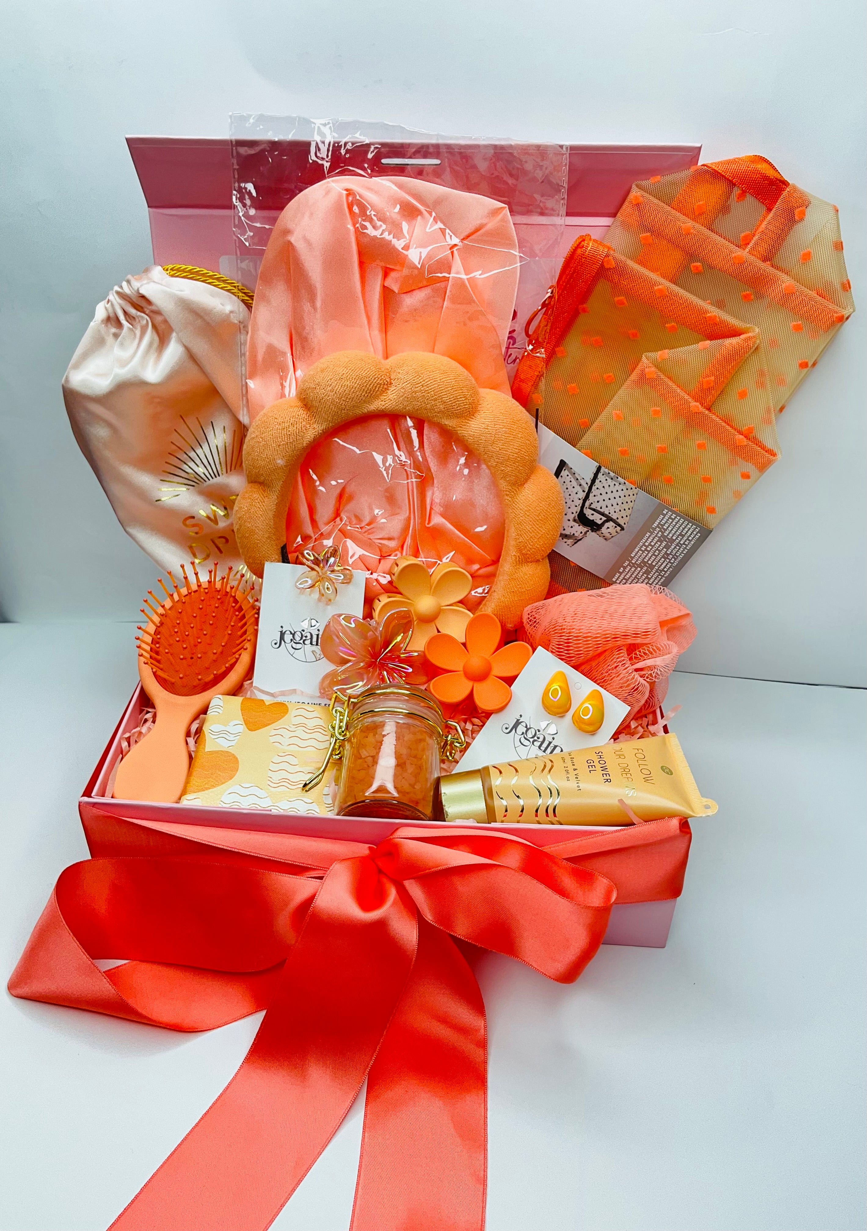 Pyjamas cocooning orange