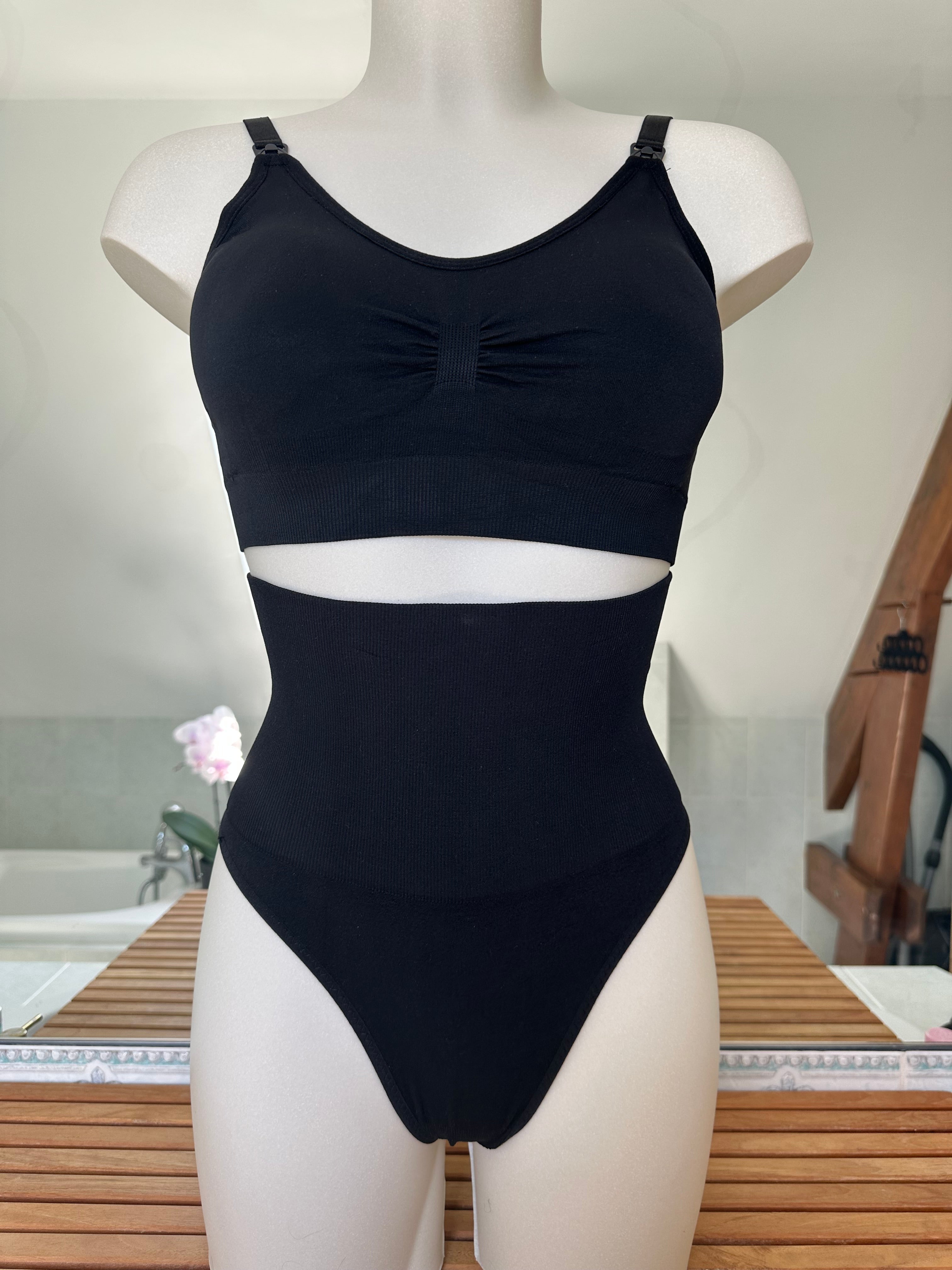 Ensemble string gaine et Brassière d'allaitement