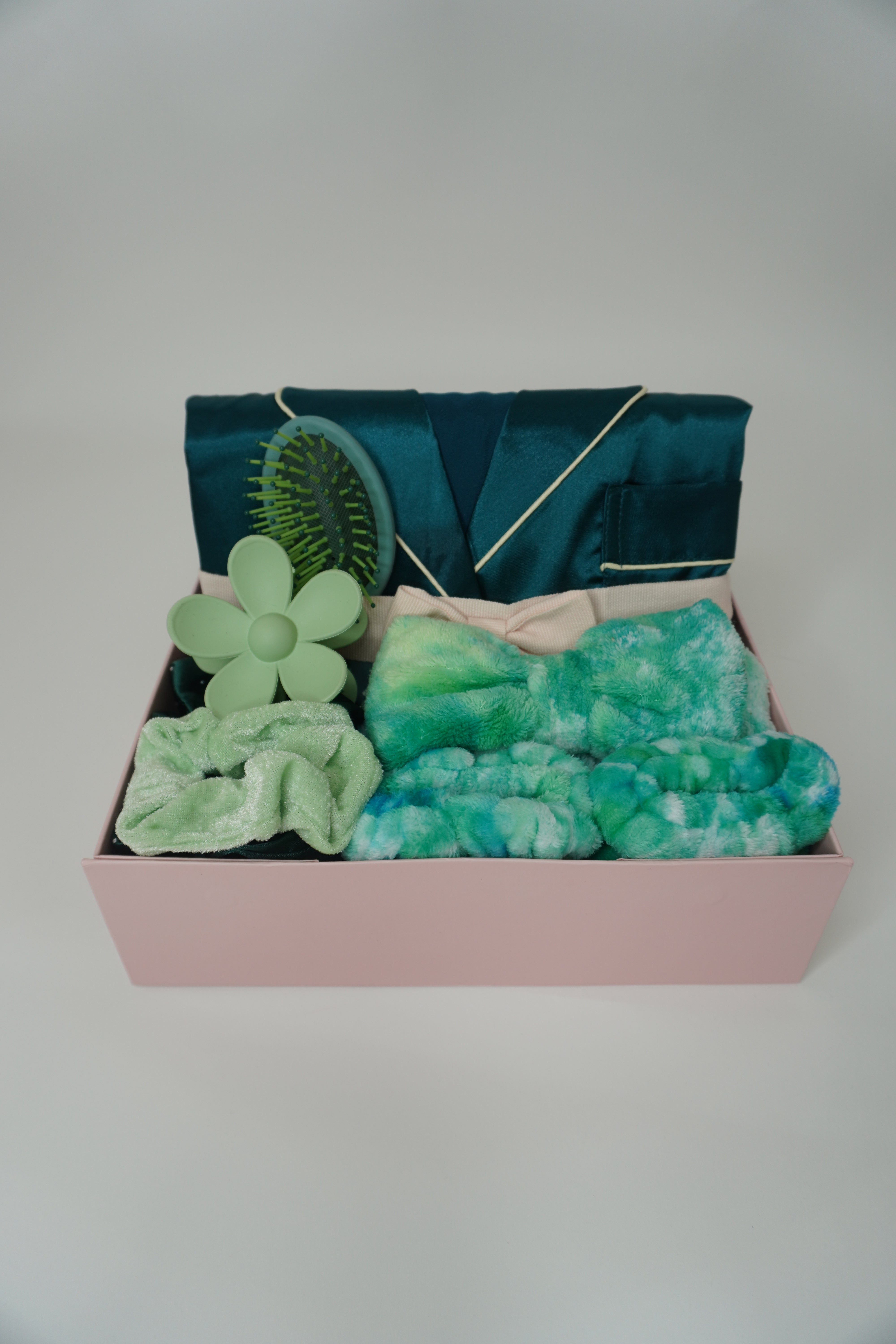 Coffret Basic Pyjama émeraude 6 accessoires