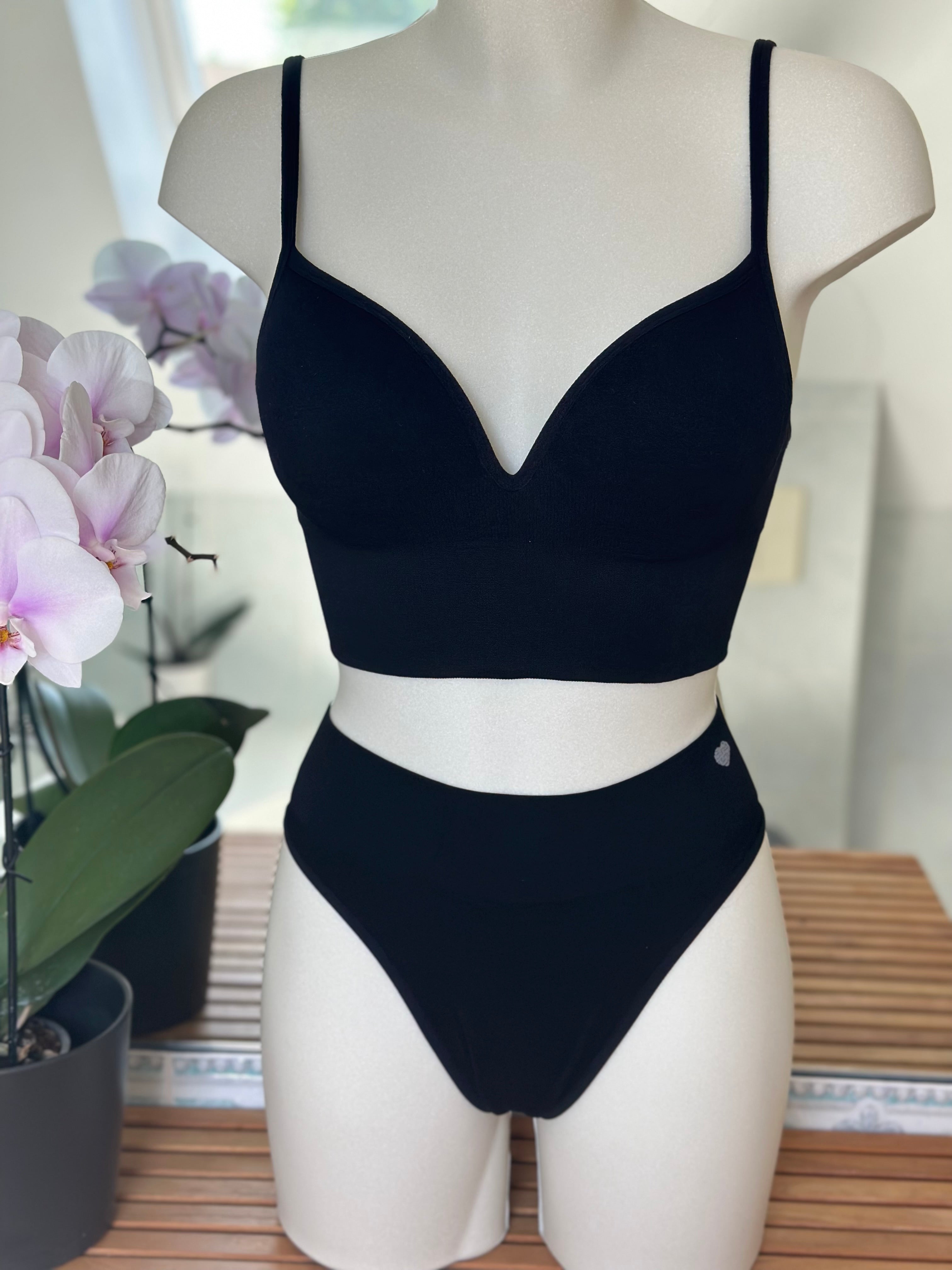 Ensemble soutien-gorge sans armature string