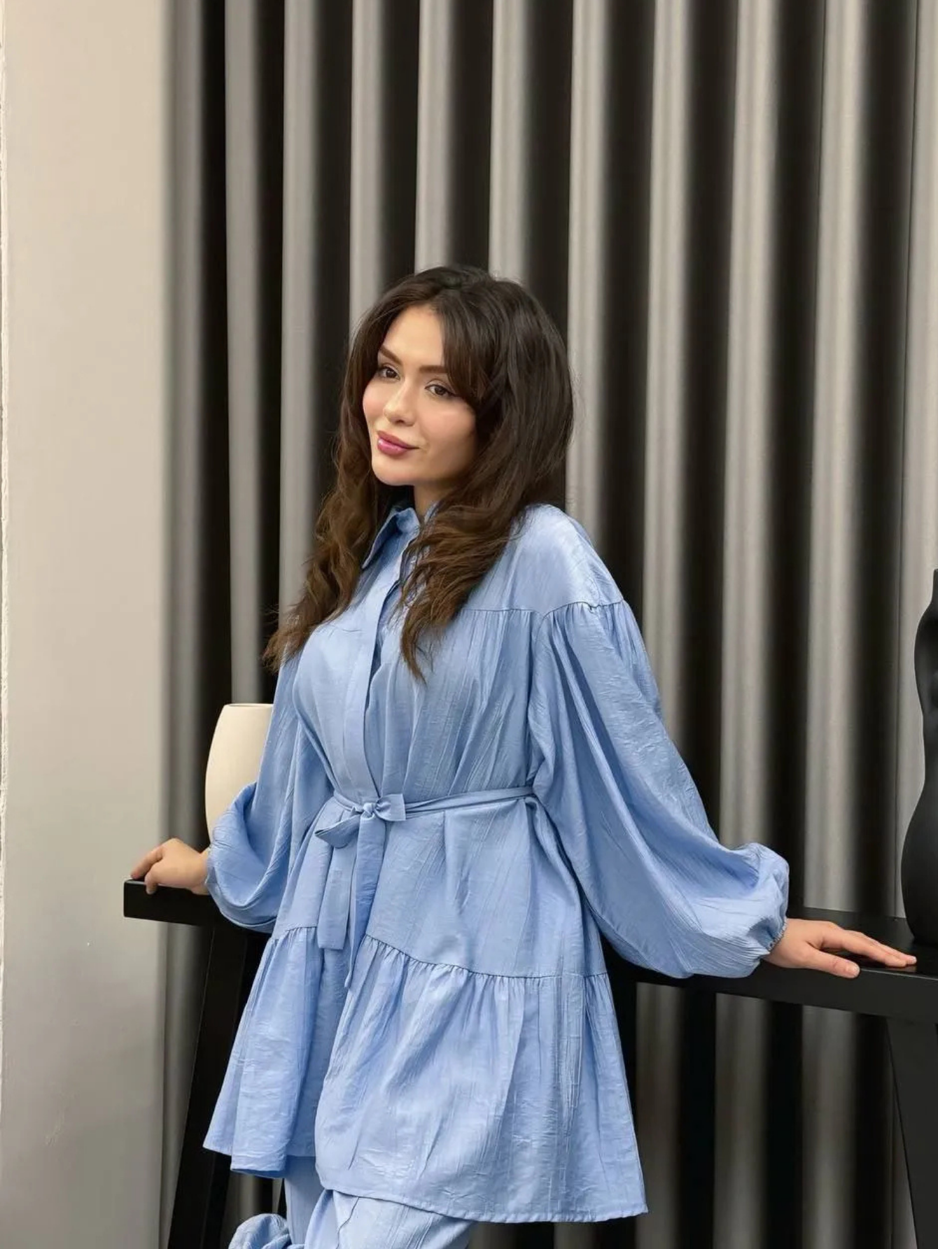 Ensemble longues manches Fluide uni