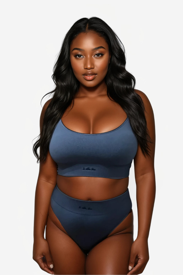 Ensemble Brassière rembourré et string Taille Haute