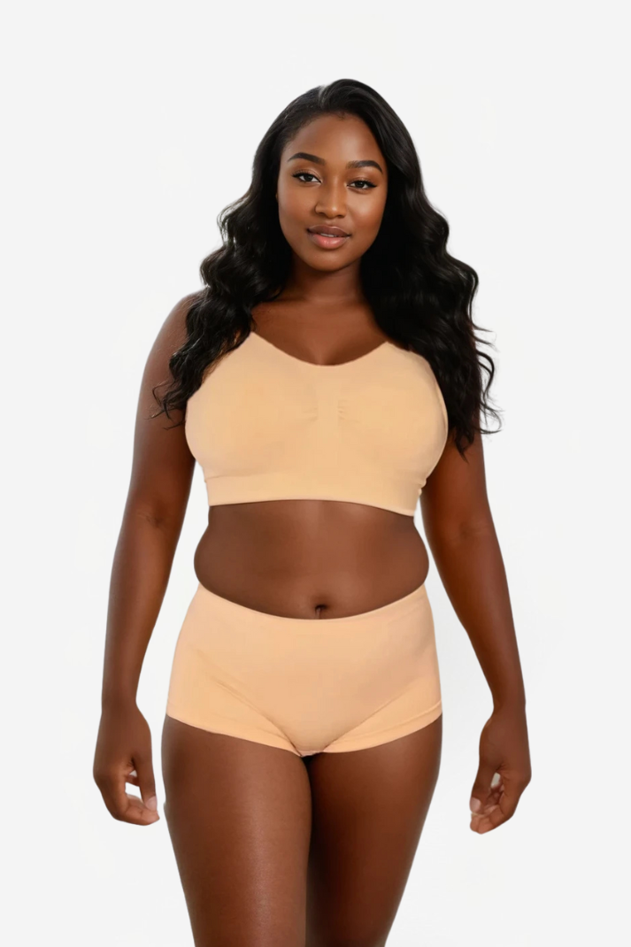 Ensemble coordonné soutien-gorge d'allaitement