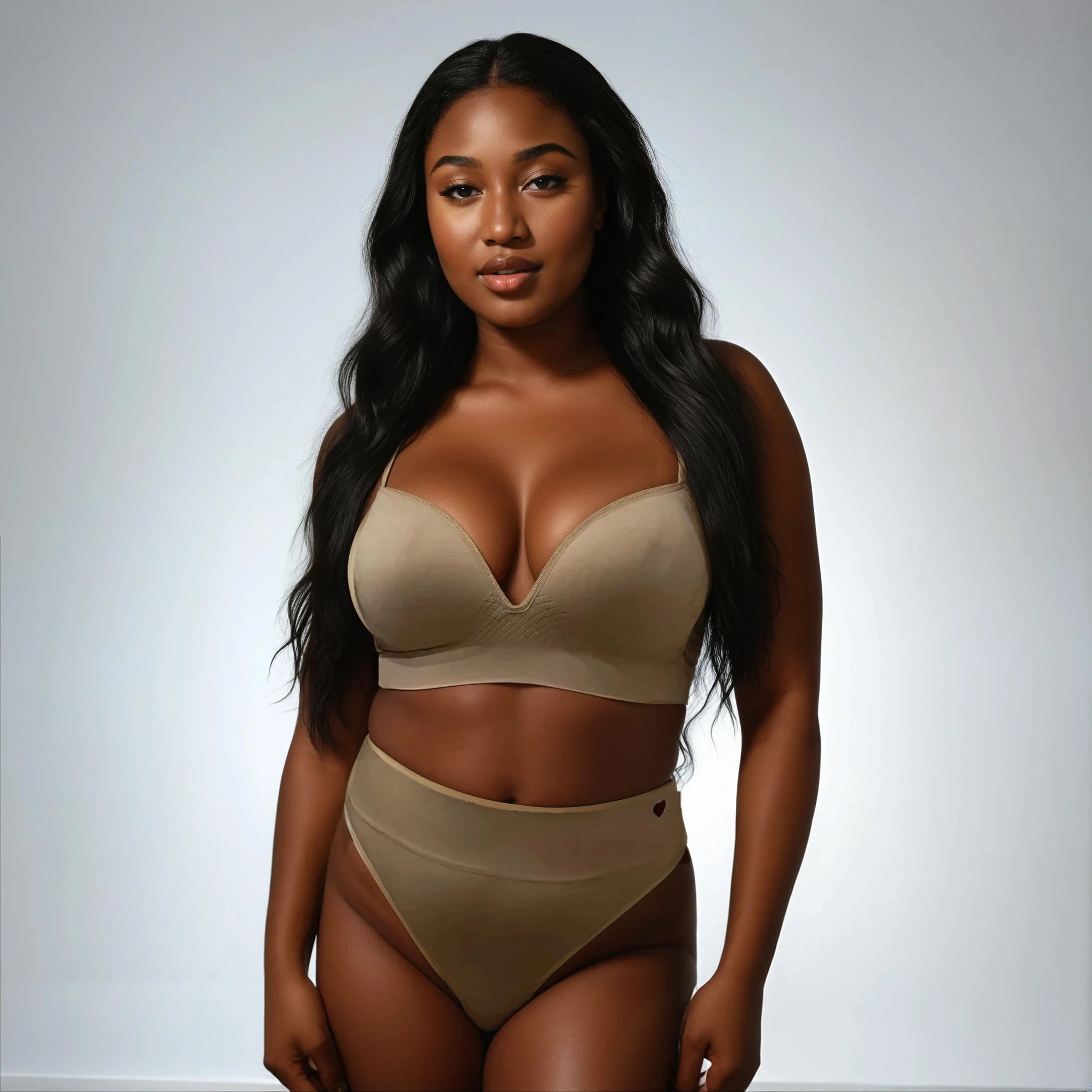 Ensemble soutien-gorge rembourré et string Taille Haute