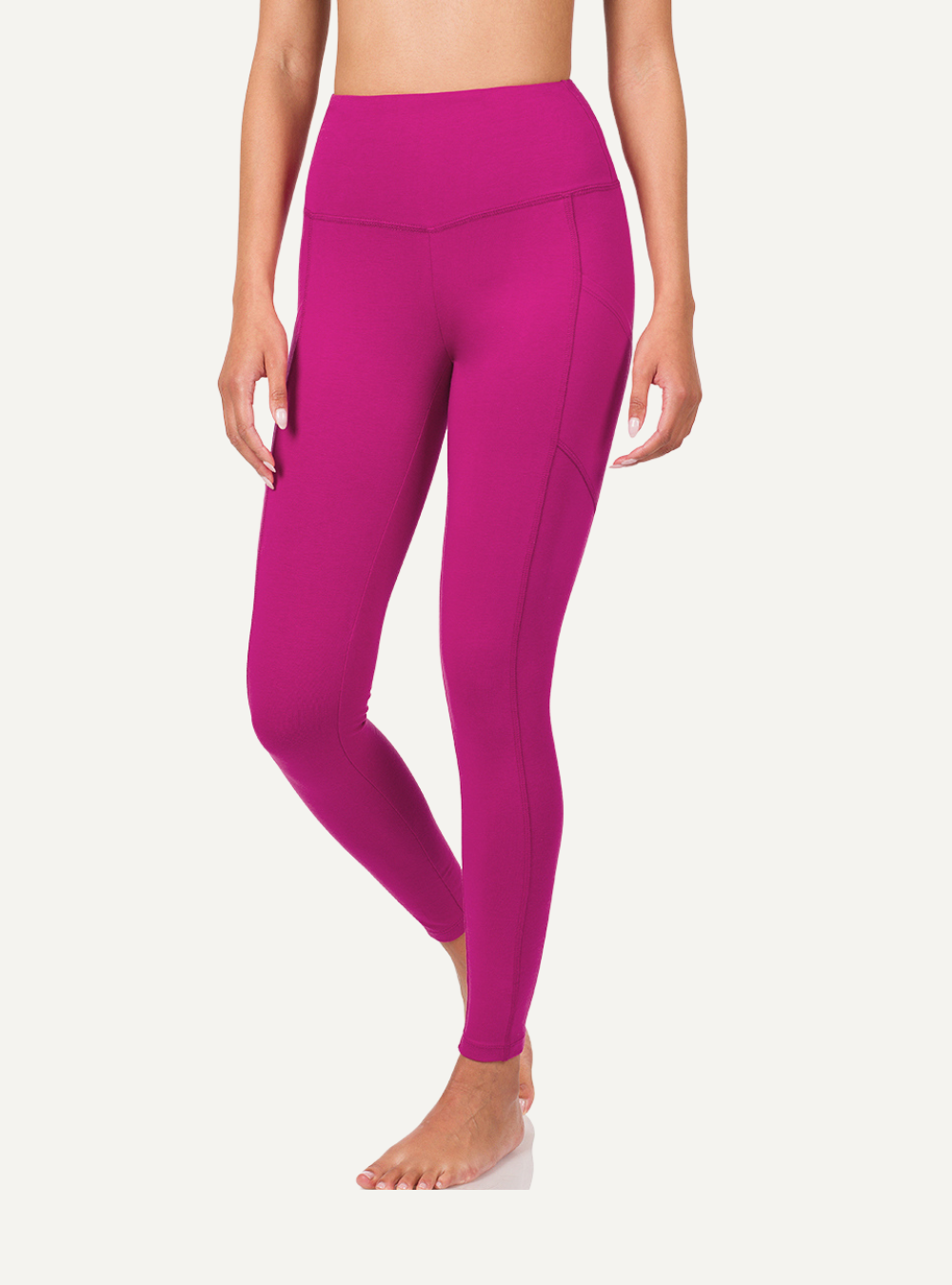 Legging en Coton à Poches Latérales – Confort et Performance