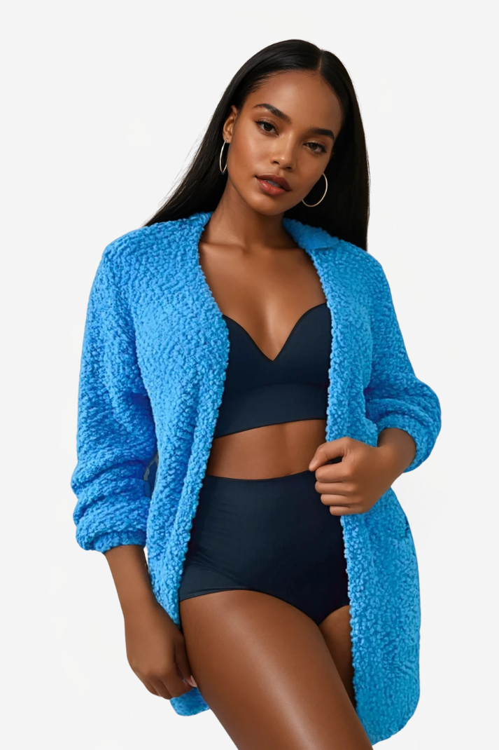 Cardigan tricot pop cocooning