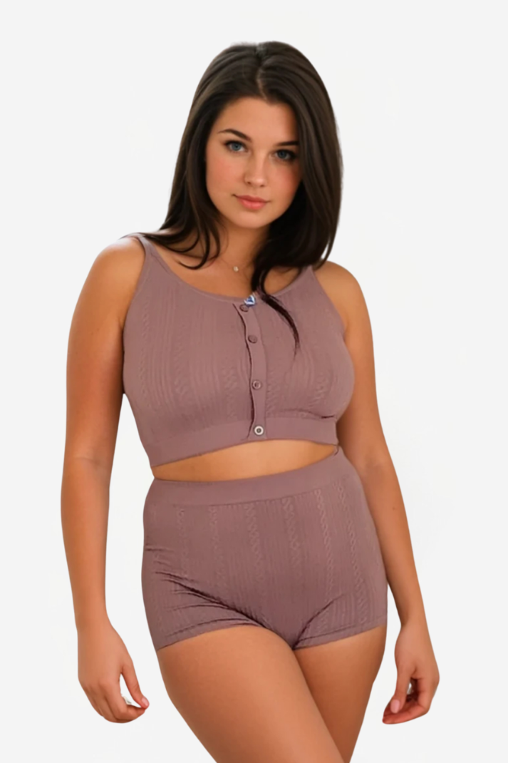 Ensemble brassière et short confortable